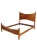 Contemporary BDDW Live-Edge Handcrafted Claro Walnut Slab Queen Bedstead For Sale - Image 3 of 10