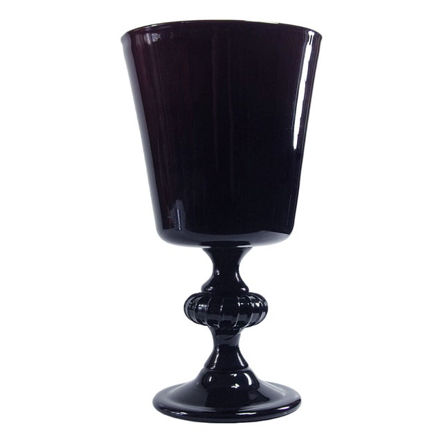 Italian Murano Glass Vase, 1960s For Sale