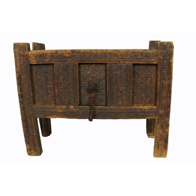Antique Nomadic Turkmen Yurt Treasure Dowry Chest For Sale - Image 14 of 14