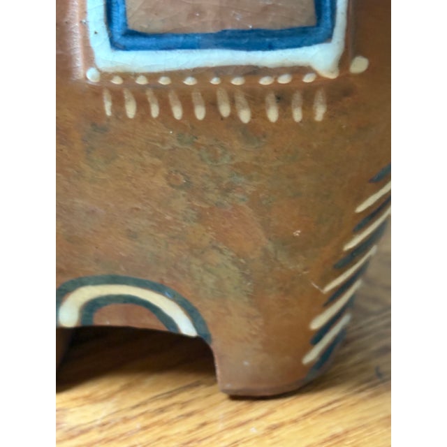 1960 Indian Handicrafts Week Terracotta Horse – Bihar Folk Art Sculpture For Sale - Image 10 of 12