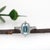 1.5ct Aquamarine & Natural Diamond Ring in Solid 14k Gold – Emerald Cut 8×6mm, Size 6.75 For Sale - Image 4 of 6