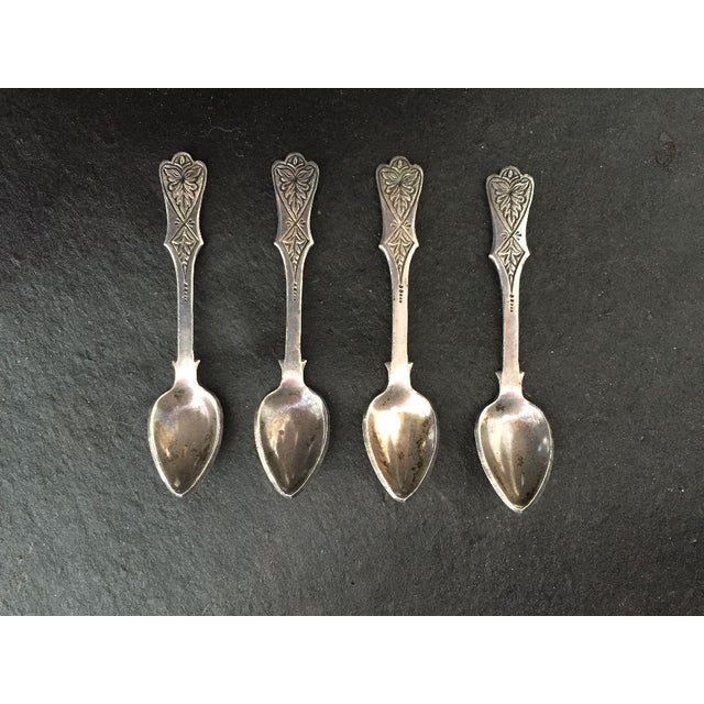 Antique Sterling Silver Salt Spoons Set of 4 Chairish