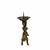 Gold Vintage Brass Lion Candleholder, Japan For Sale - Image 8 of 9
