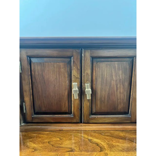 Brown Queen Anne Style Pennsylvania House Secretary Writing Desk in Cherry Wood For Sale - Image 8 of 16