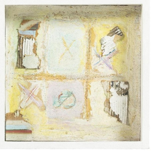 Rui Aguiar, Composition, 1980s, Acrylic on Cardboard on Wood For Sale - Image 5 of 6