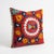 This beautiful 22'' x 25'' hand-embroidered Suzani pillow cover was made from authentic Uzbek cotton fabric. The intricate...