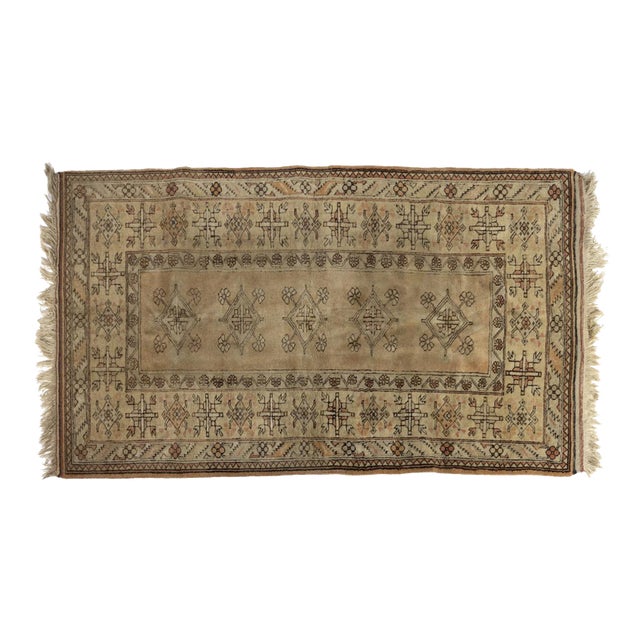 Kazak Rug in Wool with Geometric Motifs For Sale