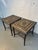 Mid 20th Century Vintage Maitland-Smith Metal Geometric End Tables, Pair For Sale - Image 5 of 17