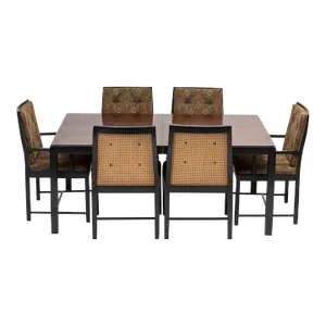 Mid-Century Modern Rosewood Jack Cartwright / Founders Dining Table & Chairs - S/7