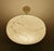 Art Deco Ivory Glass Pendant Light, 1950s For Sale - Image 9 of 18