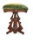 Antique Victorian Piano Stool Rare Adjustable Height Walnut Foot Stool Bench For Sale - Image 9 of 15