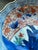 Japanese Antique Japanese Arita Imari Scalloped Porcelain Bowl – Hand Painted Blue & Iron Red For Sale - Image 3 of 13