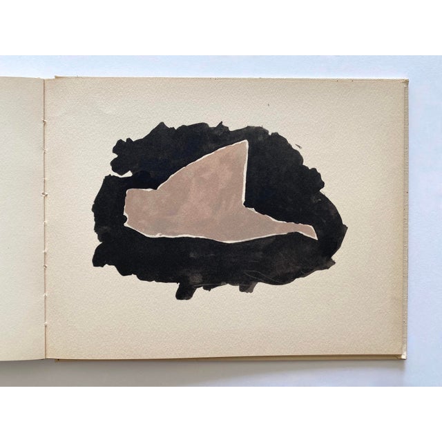 Georges Braque " Le Solitaire " Vintage 1959 First Limited Edition Fine Art Pochoir Print French Modernism Hardcover Art Book For Sale - Image 16 of 18