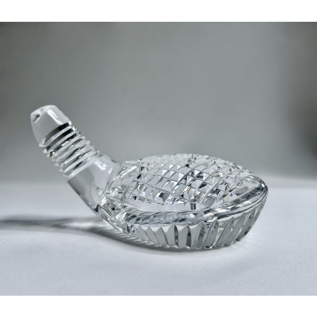 Transparent Vintage Waterford Crystal Driver Head Paper Weight For Sale - Image 8 of 17