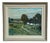 Hjalmar Lindblom, Farms with Grazing Cows, 1950s, Oil on Canvas, Framed For Sale
