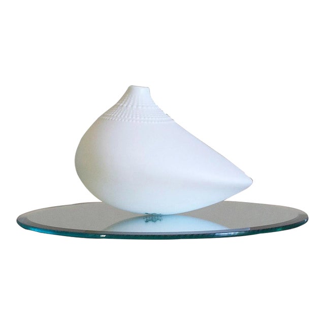 1970s Rosenthal Studio Line Tapio Wirkkala "Pollo" White Matt Vase For Sale