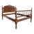 Vintage Jenny Lind Style Bobbin Turned Bed Frame For Sale