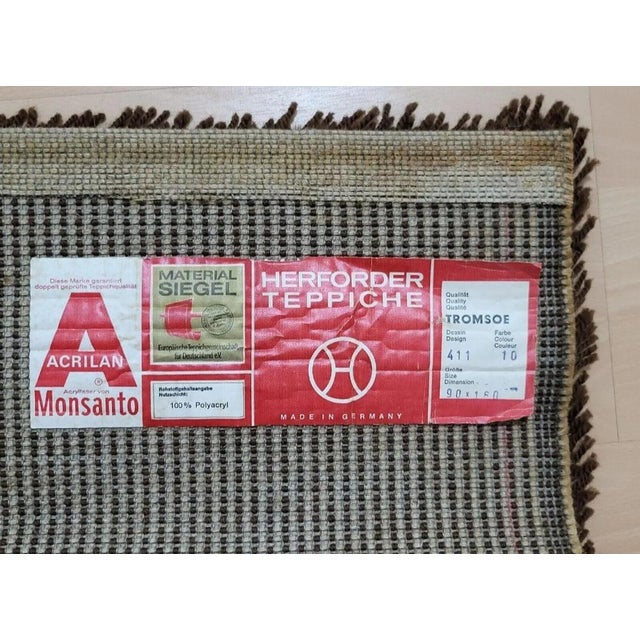 Plastic Mid-Century Rug by Herforder Tromsoe, 1970s For Sale - Image 7 of 8