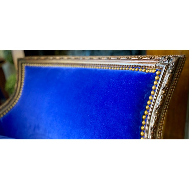 Stamped Early 18th Century Louis XVI Duchesse Brisee Longue Chair French Bergère For Sale In New York - Image 6 of 10