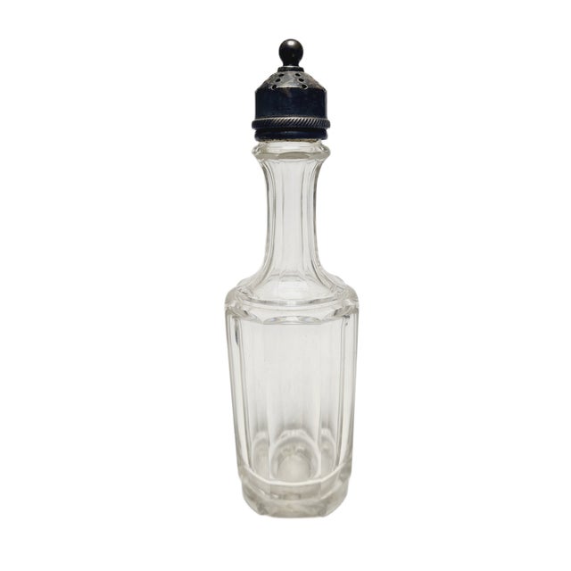 Goldenrod Biedermeier Olive and Oil Carafe, 1900s For Sale - Image 8 of 11