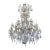Louis XV Style Italian Crystal Beaded Arm Chandelier, Circa 1940s For Sale