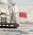 Mid 19th Century British Sailor's Woolwork of a Royal Navy Ship Circa 1765 For Sale - Image 5 of 5