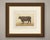 An original antique chromolithograph, printed in color, lettered "race flamande, bœuf." and published in paris about 1863...