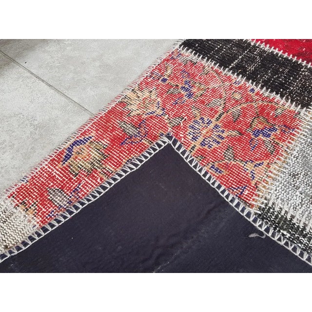 Textile Oushak Decorative Vintage Runner For Sale - Image 7 of 10