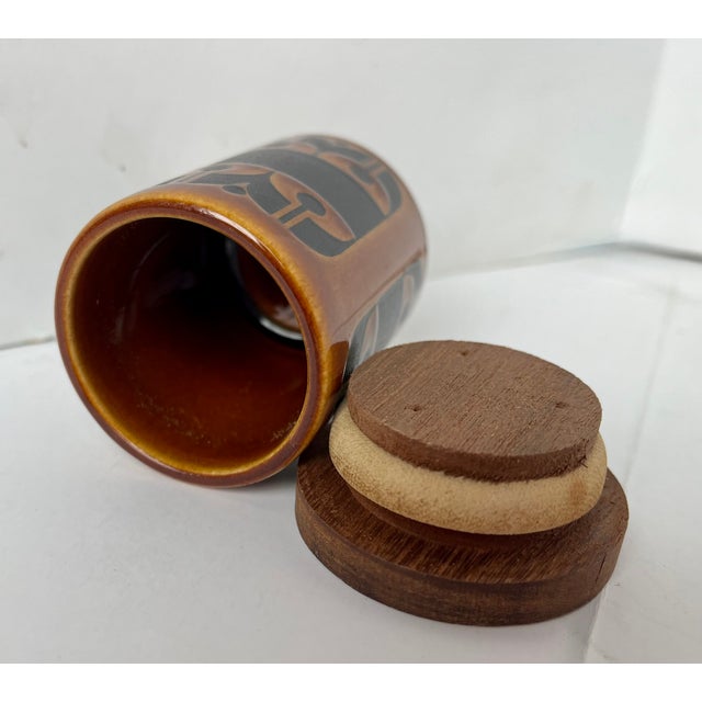 Mid-Century Modern Mid-Century English Hornsea Spice Jars - Set of 5 For Sale - Image 3 of 7