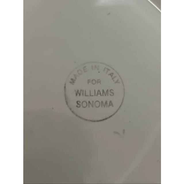 Rustic European 1990s Williams Sonoma Marisol Italy Dinner Plate For Sale - Image 3 of 3