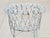 1950s Vintage French Country Wrought Iron Wire Jardinière Plant Stand For Sale - Image 5 of 11