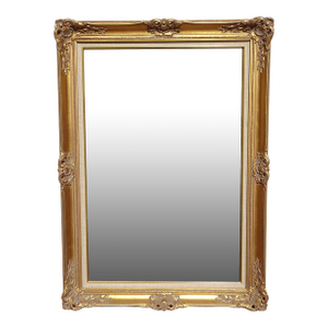 Large 43.5"x31 Vintage French Country Gold Ornate Picture Frame