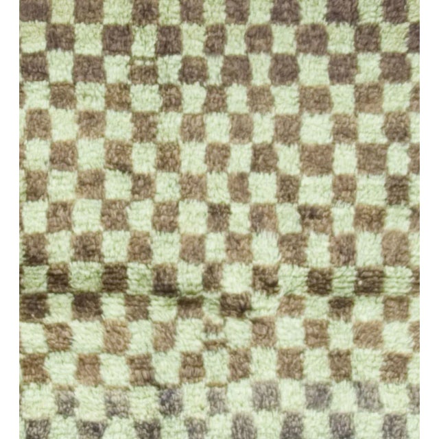 Vintage Turkish Tulu rug carpet. Tulu’s are handmade in the Konya area with a thick weave and long pile. The shiny wool...