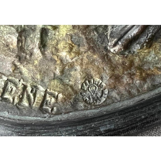 Title: Braco Bronze sculpture by Pierre Jules Mene (POSTER), signed and with foundry mark Good condition 12 x 10.8 x 26 cm...