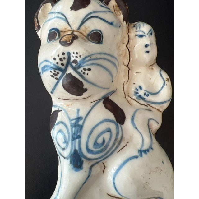 Antique Chinese Glazed Figural Censers - a Pair For Sale In Dallas - Image 6 of 11