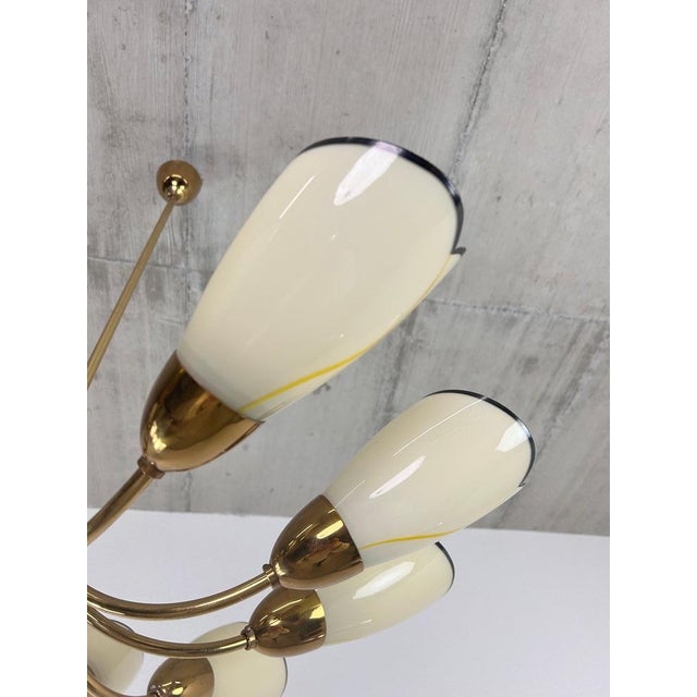 1960s Large Mid-Century Modern Chandelier by Instala Děčín, 1960s For Sale - Image 5 of 10