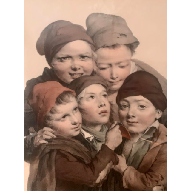 Traditional 19th Century "Les Petits Ramoneurs (The Little Chimney Sweeps)" After Louis Léopold Boilly, No 49 Print, Framed For Sale - Image 3 of 12