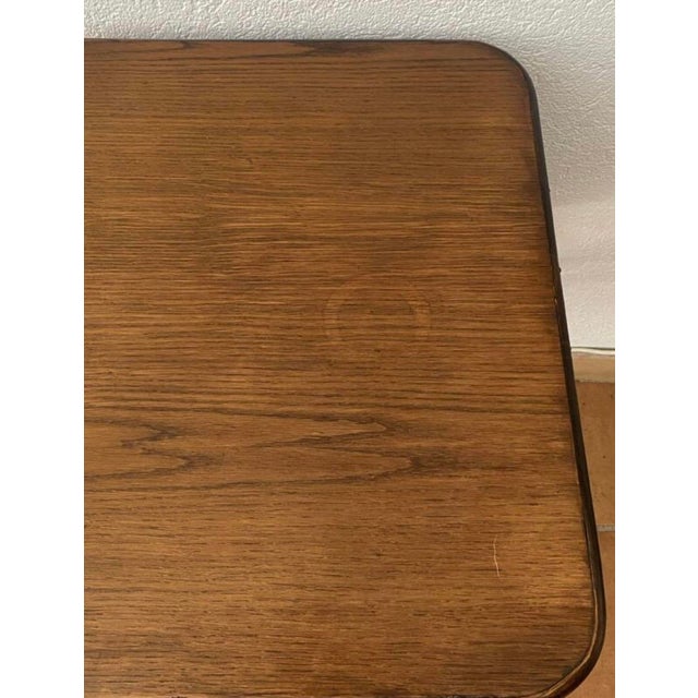1950s Rattan Desk with 3 Drawers, 1950s For Sale - Image 5 of 17