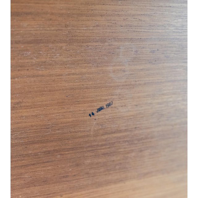 Brown Danish Rosewood Coffee Table, 1967 For Sale - Image 8 of 11