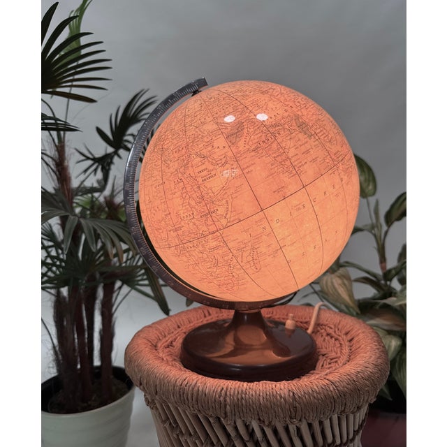 Vintage German Plastic Table Globe from Süd-West Verlag München, 1930s For Sale - Image 16 of 18