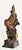 Late 19th Century Patinated Bronze Figural Sculpture Clock "Lutte Préhistorique" by Emile Louis For Sale - Image 5 of 11