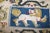 Mid 20th Century Snow Lion Vintage Tibetan rug no. j4784 For Sale - Image 4 of 5