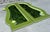 Vintage Palm Beach Style Olive Green Architectural Mirrors – Pair For Sale - Image 4 of 15