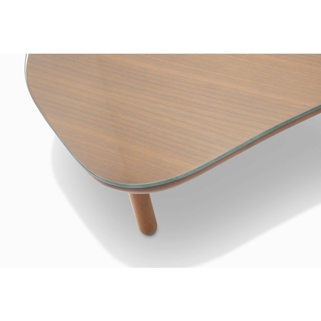 Large Vintage Mid Century "Crescent" Coffee Table by Greta Grossman For Sale - Image 9 of 9