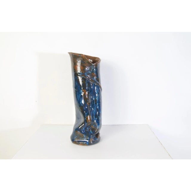 Vintage Ceramic Vase, Italy For Sale - Image 3 of 8