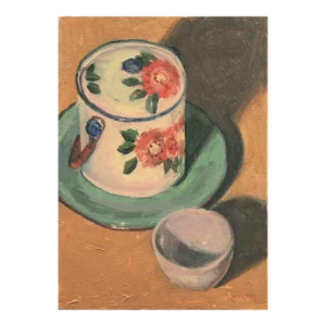 'Still Life With Covered Sugar Pot' by Richard Stalter, New York, Salmagundi Club, Mystic Arts