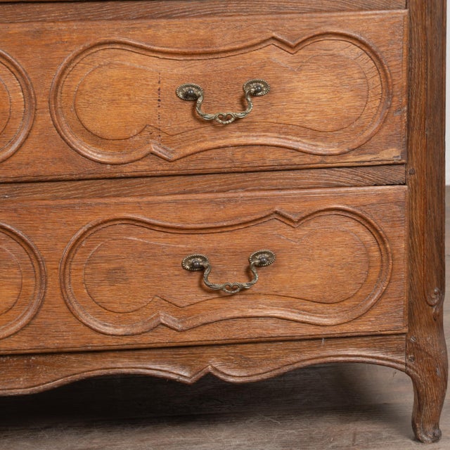 Late 18th Century French Oak Chest of Three Drawers For Sale - Image 17 of 18