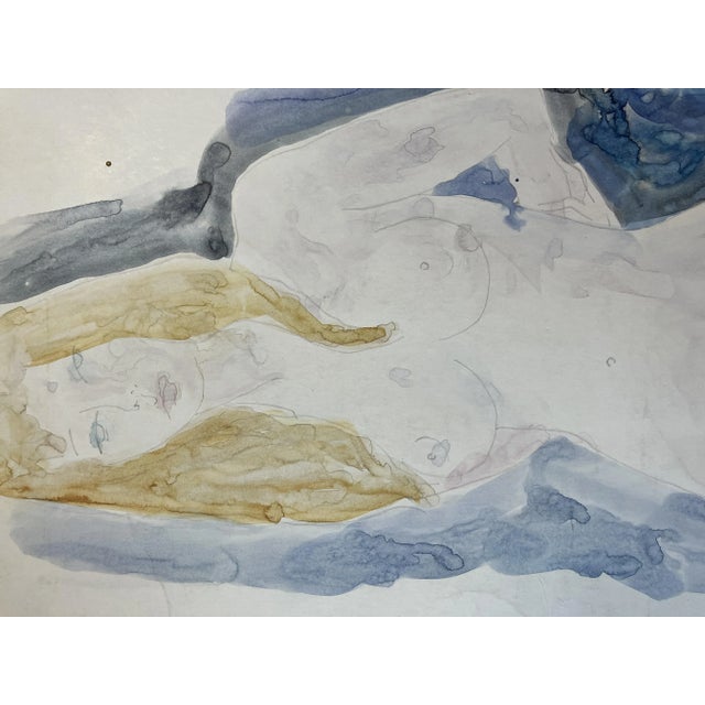 Alain BONNEFOIT (1933) Josephine - 1969 Watercolor drawing on cardboard Dated 1969 Signed in pencil Dedicated For Piero...