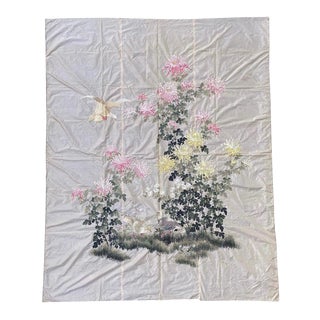 Vintage Chinese Silk Embroidery For Sale