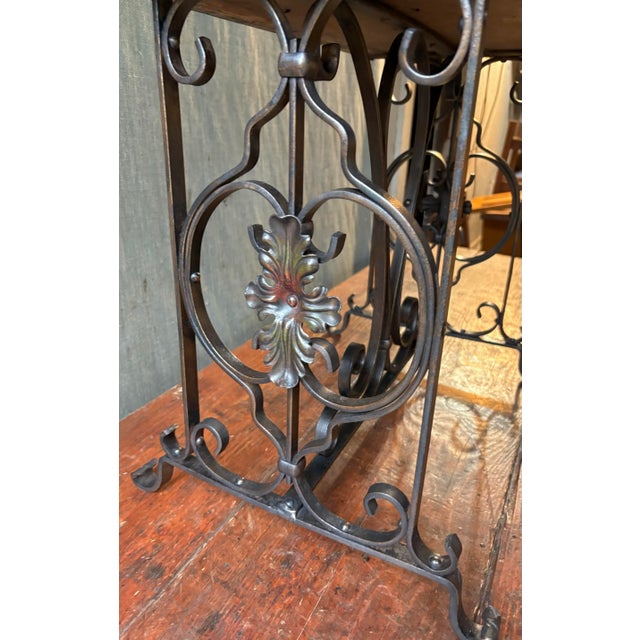 1920s Spanish Revival Iron Base Table or Bench For Sale In San Francisco - Image 6 of 11